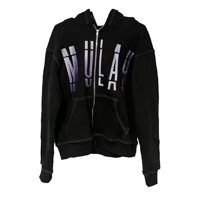 Lilac Zip-Up Hoodie